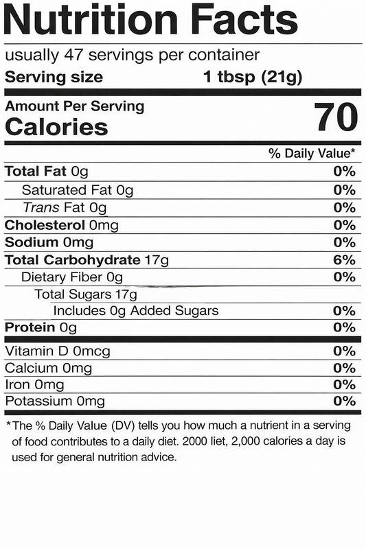 Happy Farm Acacia Honey – 35.3 oz (1 kg) Glass Jar